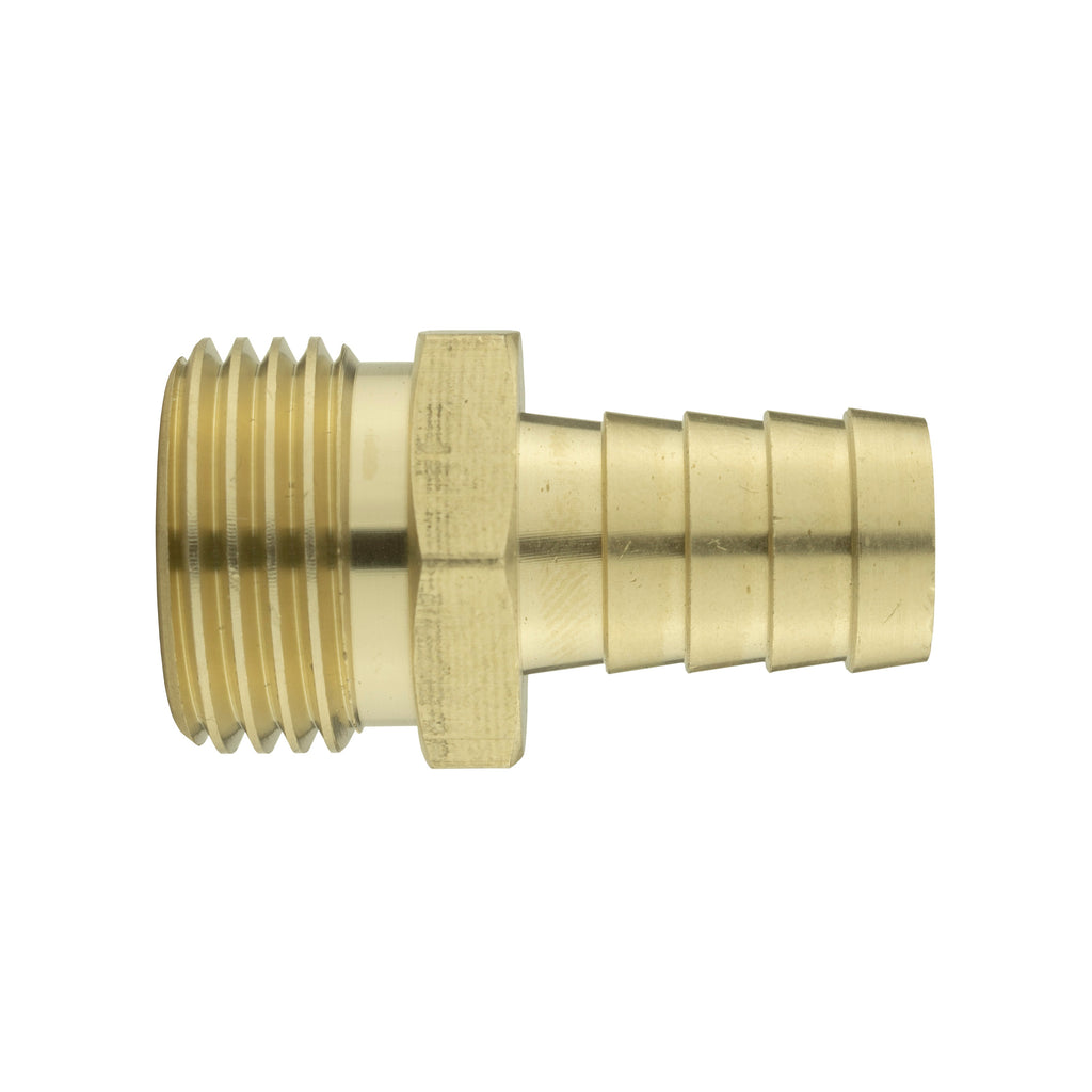 Brass 13mm Barbed Joiner with 1/2" BSP Male Thread