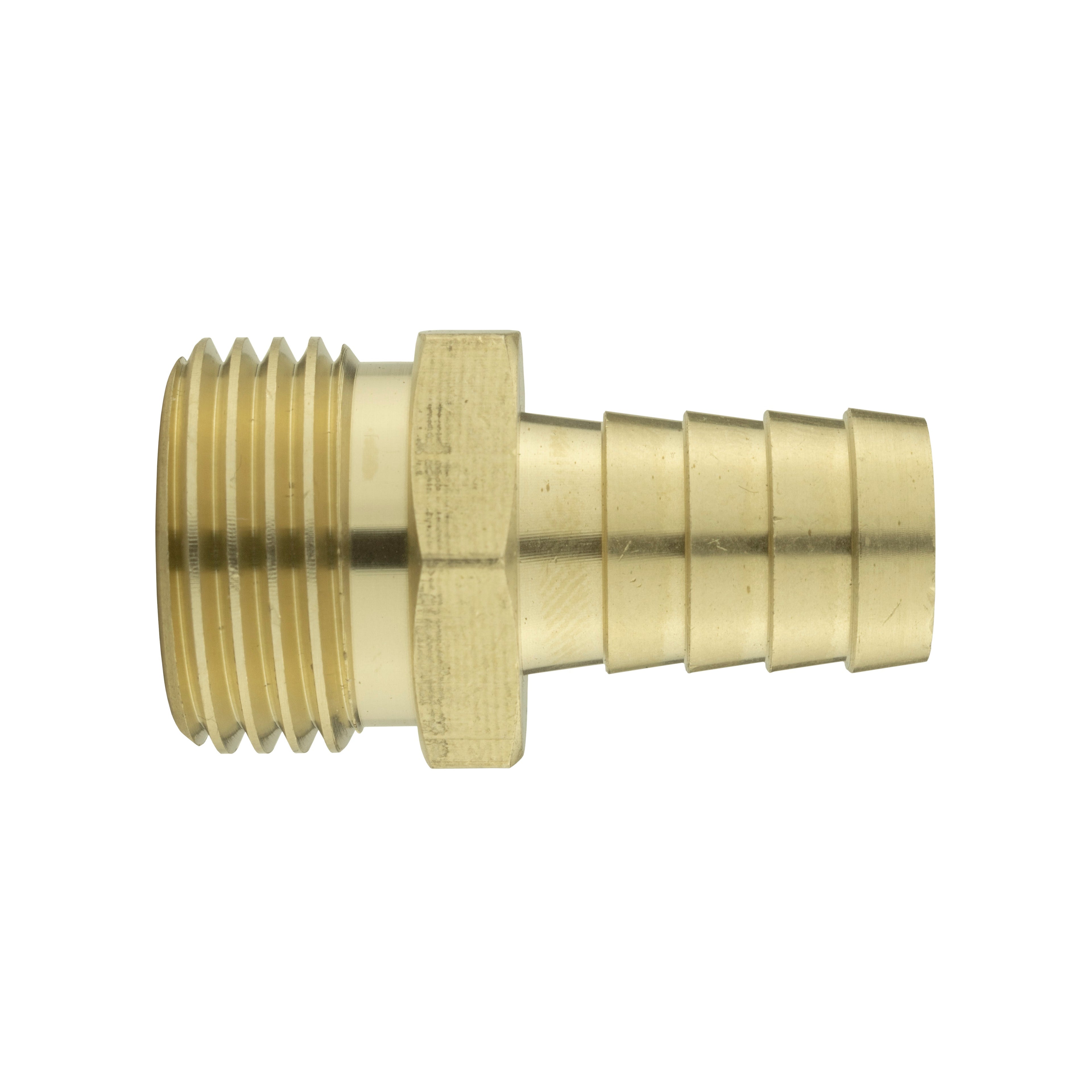 Brass 13mm Barbed Joiner with 1/2" BSP Male Thread