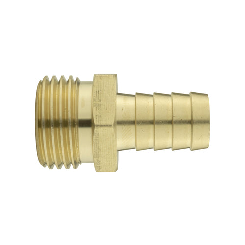 Brass 13mm Barbed Joiner with 1/2" BSP Male Thread