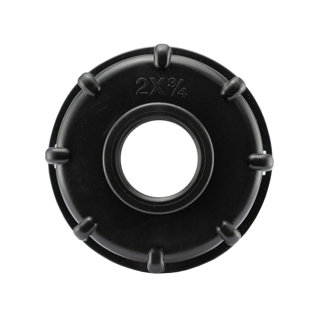 IBC 2 S60X6 Cap with Large Plastic Valve and MDPE Tee 20mm for Hose Pipe Fitting