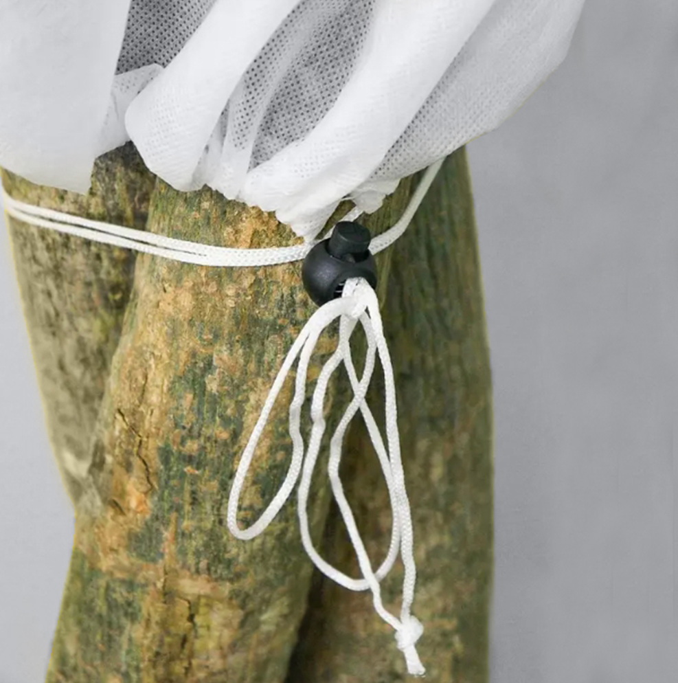 Protective Plant Cover, 50gsm Sack with Cord, Diameter 57 cm, Size 0.9m x 1.5m