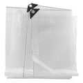 Clear M-Grade Tarpaulin 3m x 5m Waterproof Tarpaulin Cover Outdoor Ground Sheet