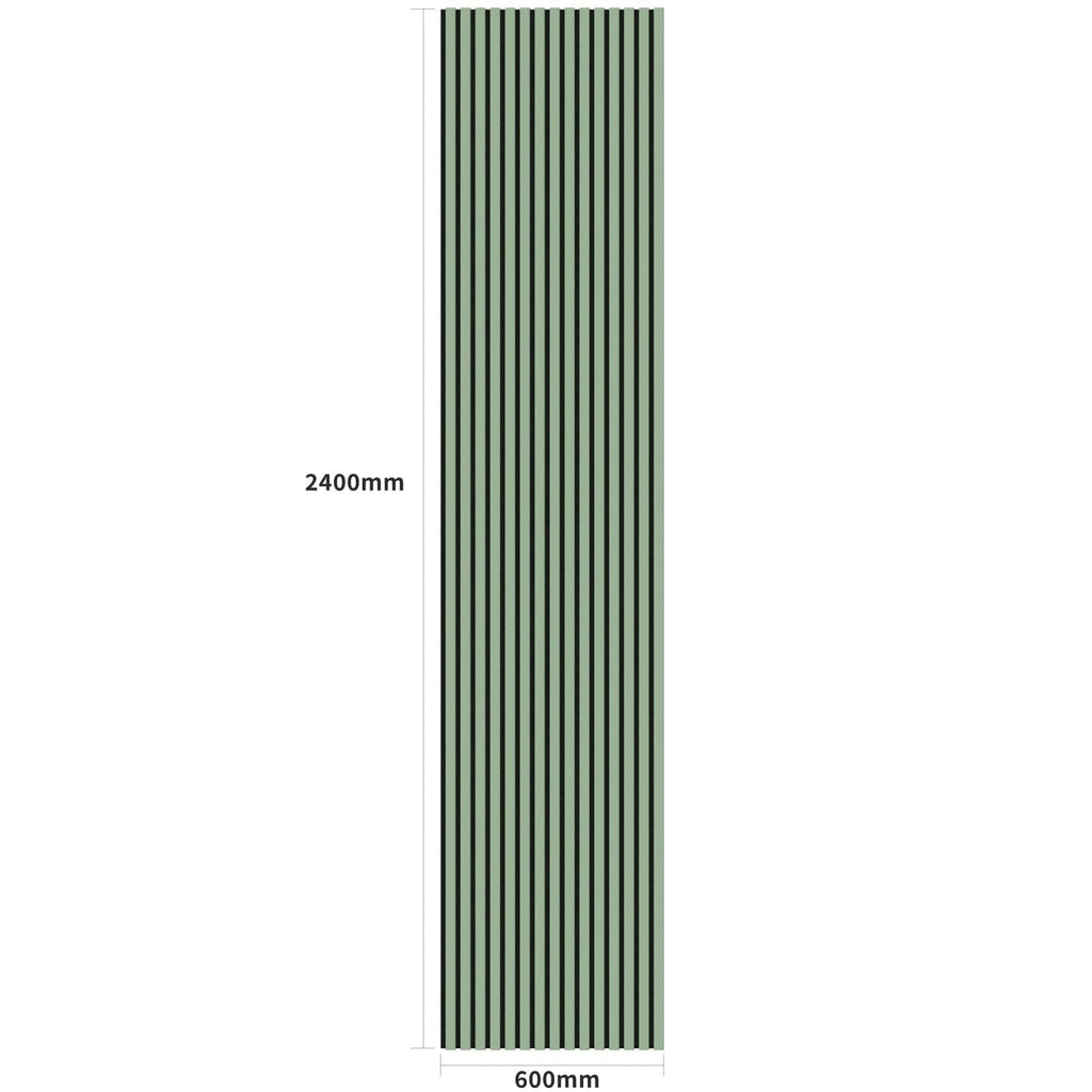 Acoustic Wall Panels in Vintage Sage Green with Black Backing-4