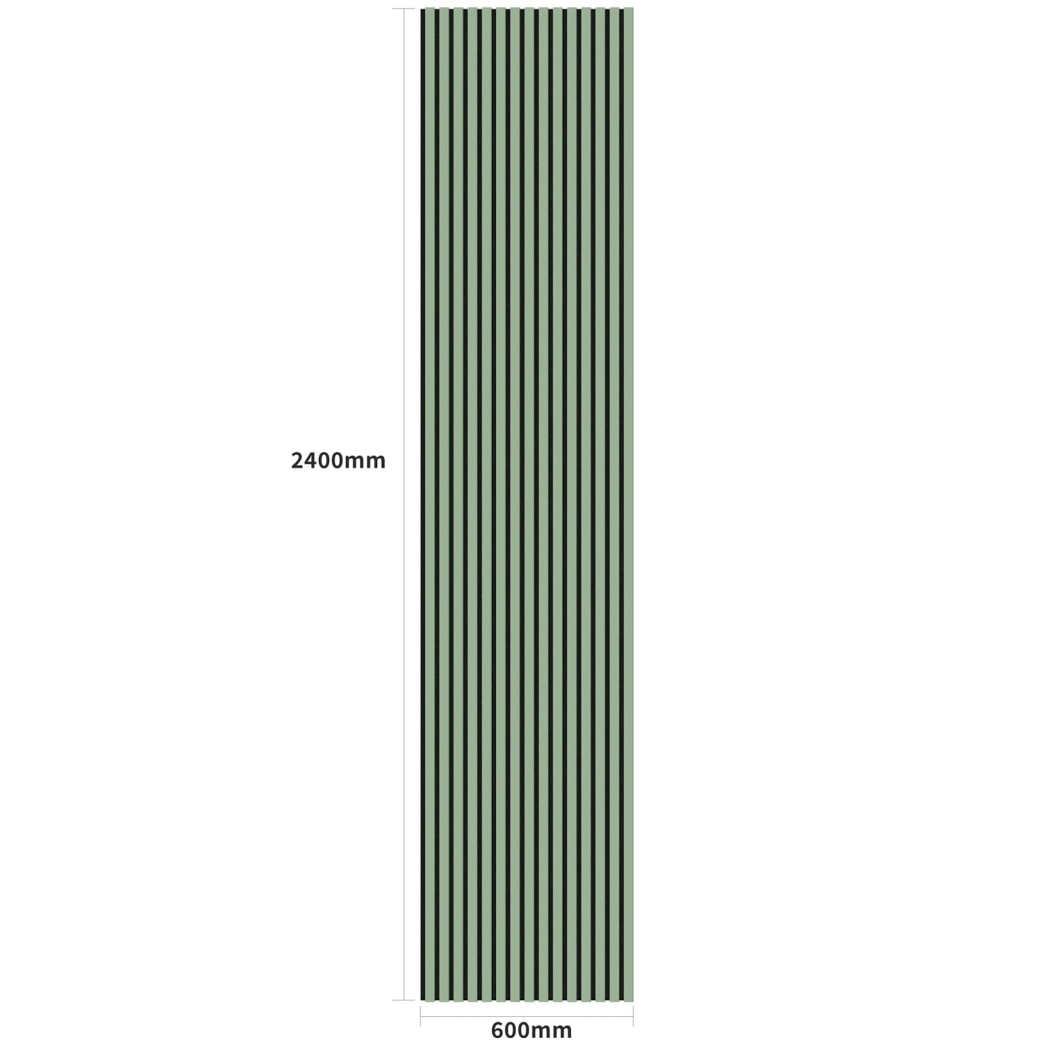 Acoustic Wall Panels in Vintage Sage Green with Black Backing-4
