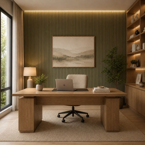 Acoustic Wall Panels in Vintage Sage Green with Black Backing-0