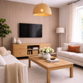 Large Fluted Wall Panels in Biscuit - 240cm x 60cm-0