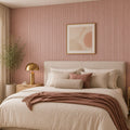 Large Fluted Wall Panels in Dusky Pink - 240cm x 60cm-0