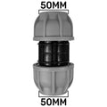 MDPE Straight Joiner 50mm Drip Irrigation Fitting Pipe and Water Fitting