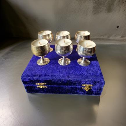 Repurposed Vintage Goblet Candles-4